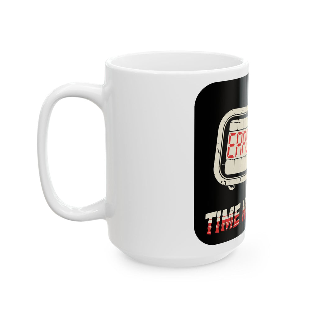 Time Not Found Error 404 Dark Office Mug