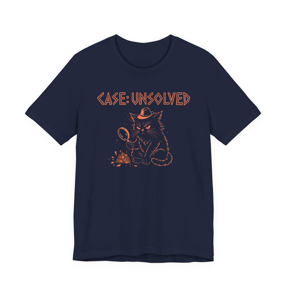 Detective Cat Mystery Tee – Funny Cats and Animals