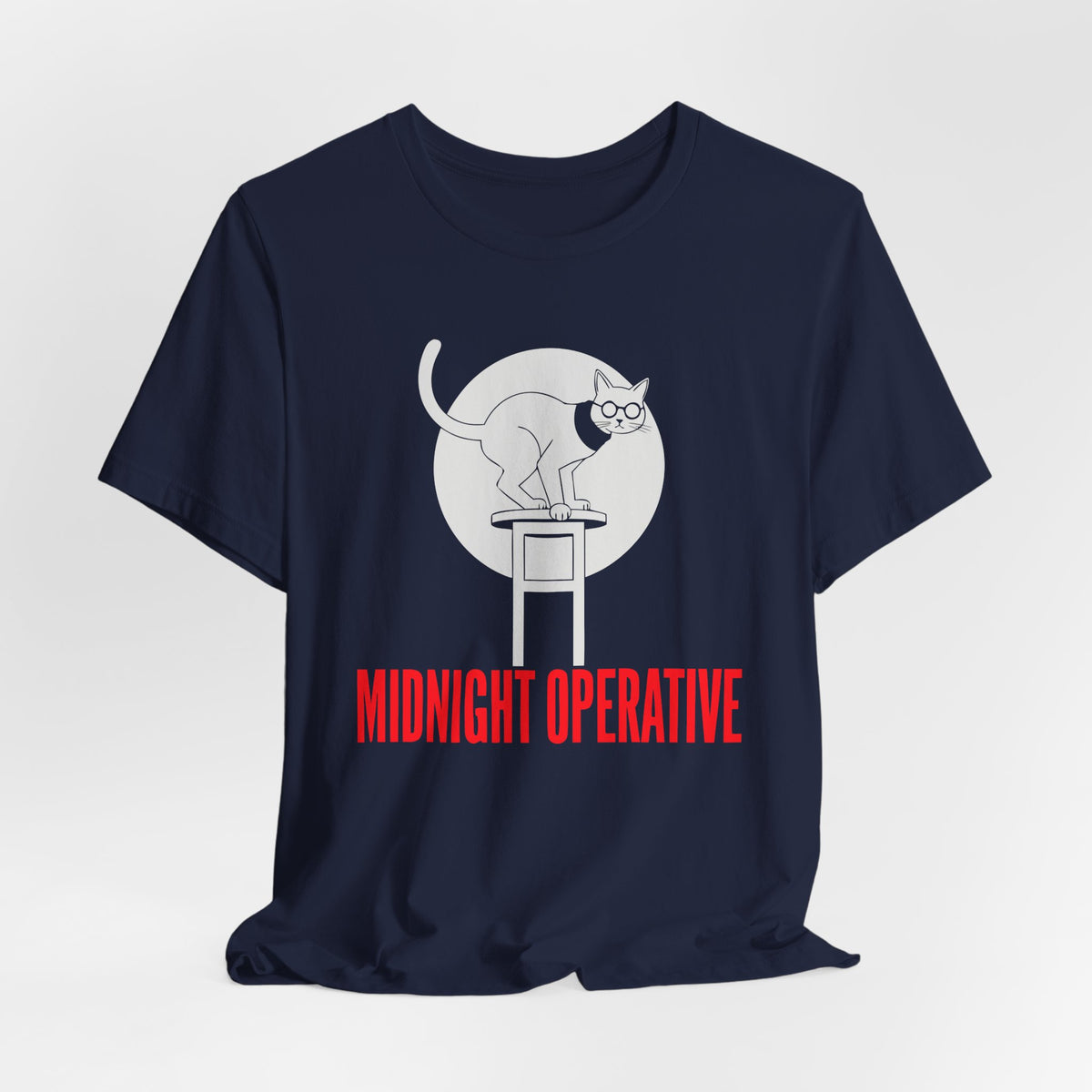 Spy Cat Night Mission Tee – Funny Cats Anime Style Humor