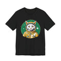Space Cat Scientist Retro Emblem Tee - Funny Cats And Animals