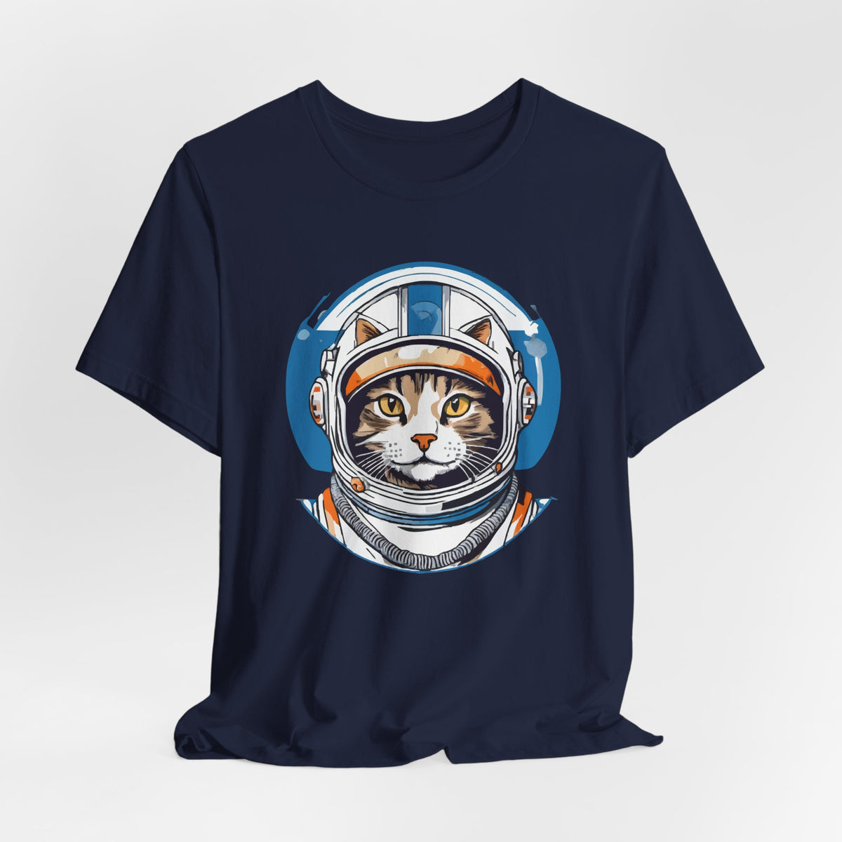 Retro Astronaut Cat Tee Funny Space Cat Gift