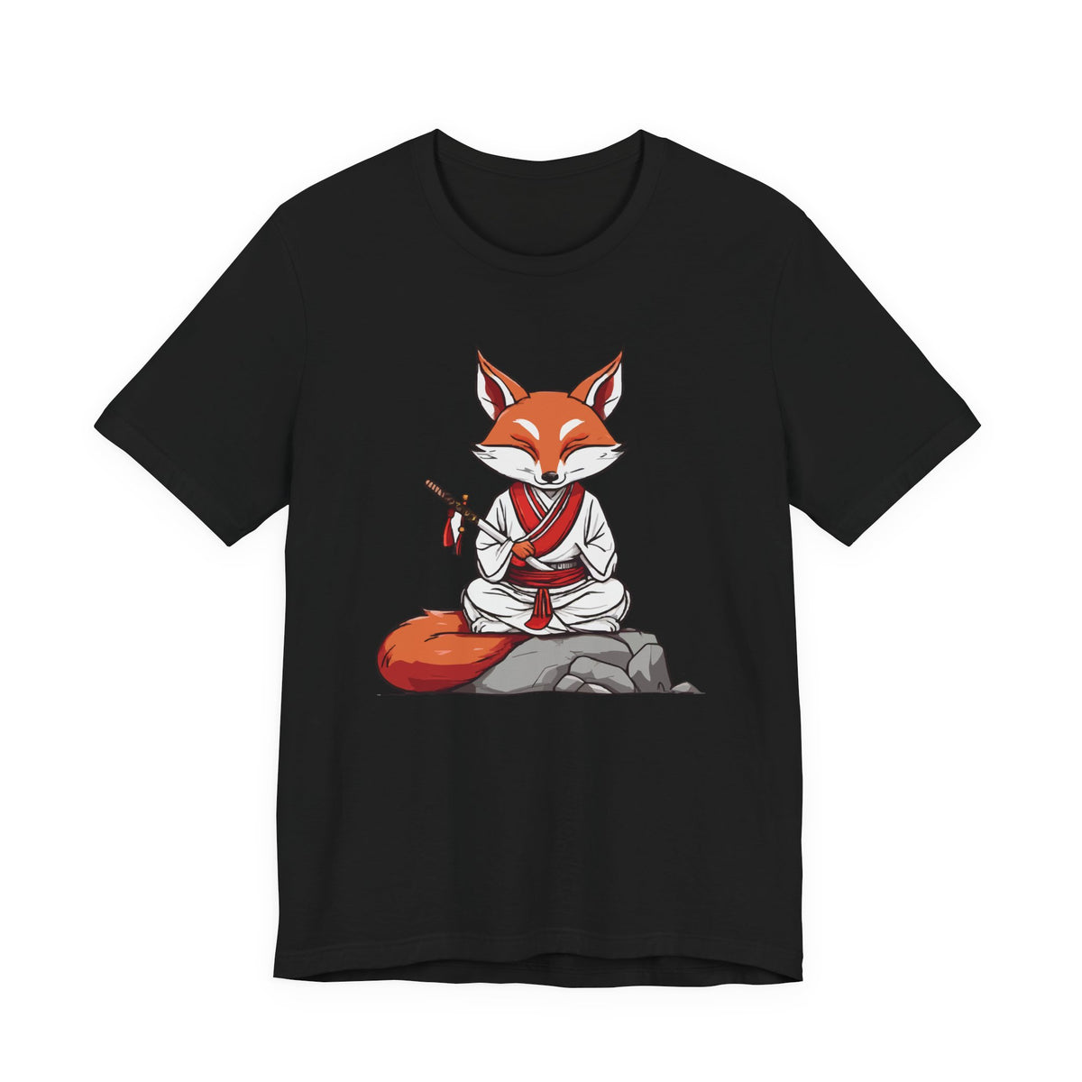 samurai fox chibi Tee - Anime