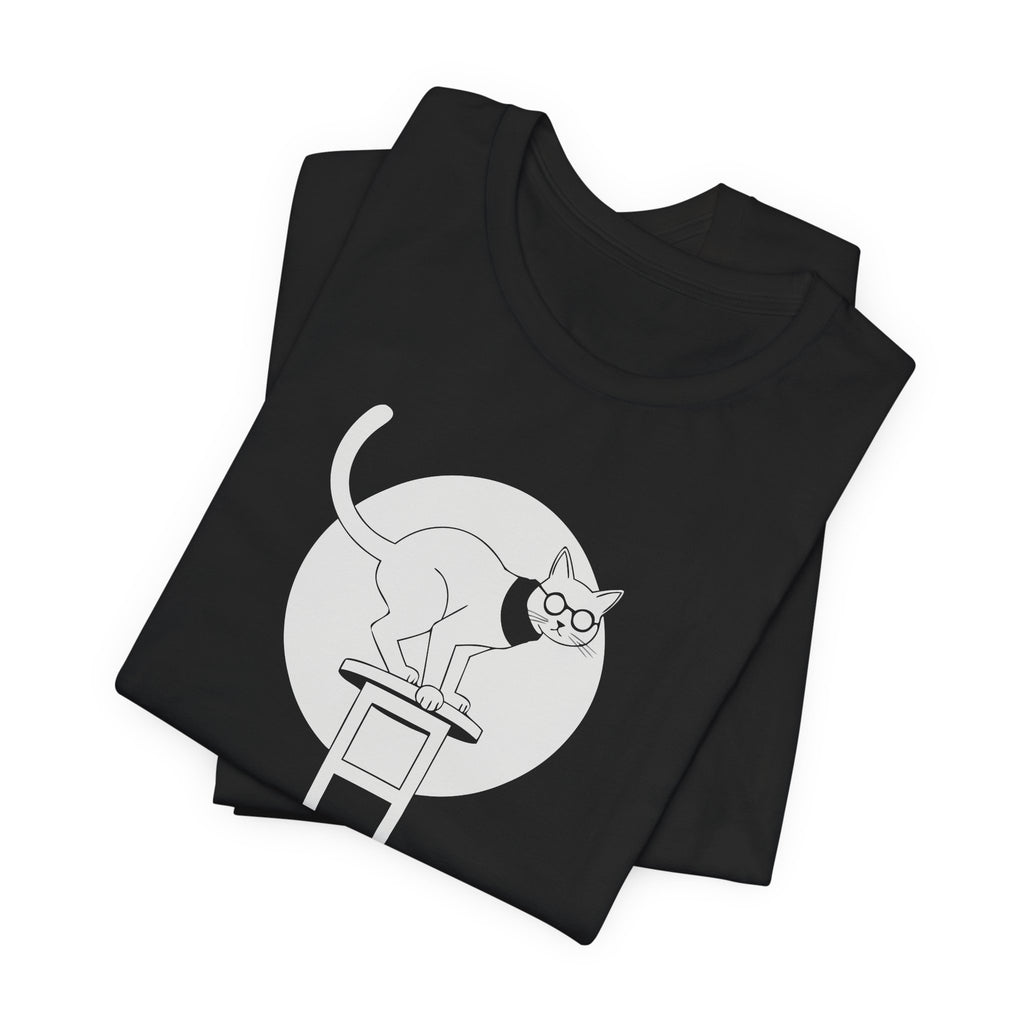 Spy Cat Night Mission Tee – Funny Cats Anime Style Humor