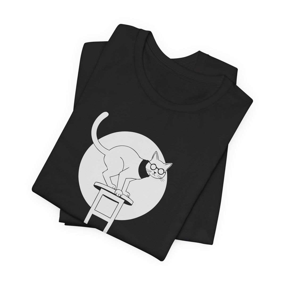 Spy Cat Night Mission Tee – Funny Cats Anime Style Humor