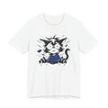 Overstimulated Nerd Cat Tee – Funny Cats and Animals