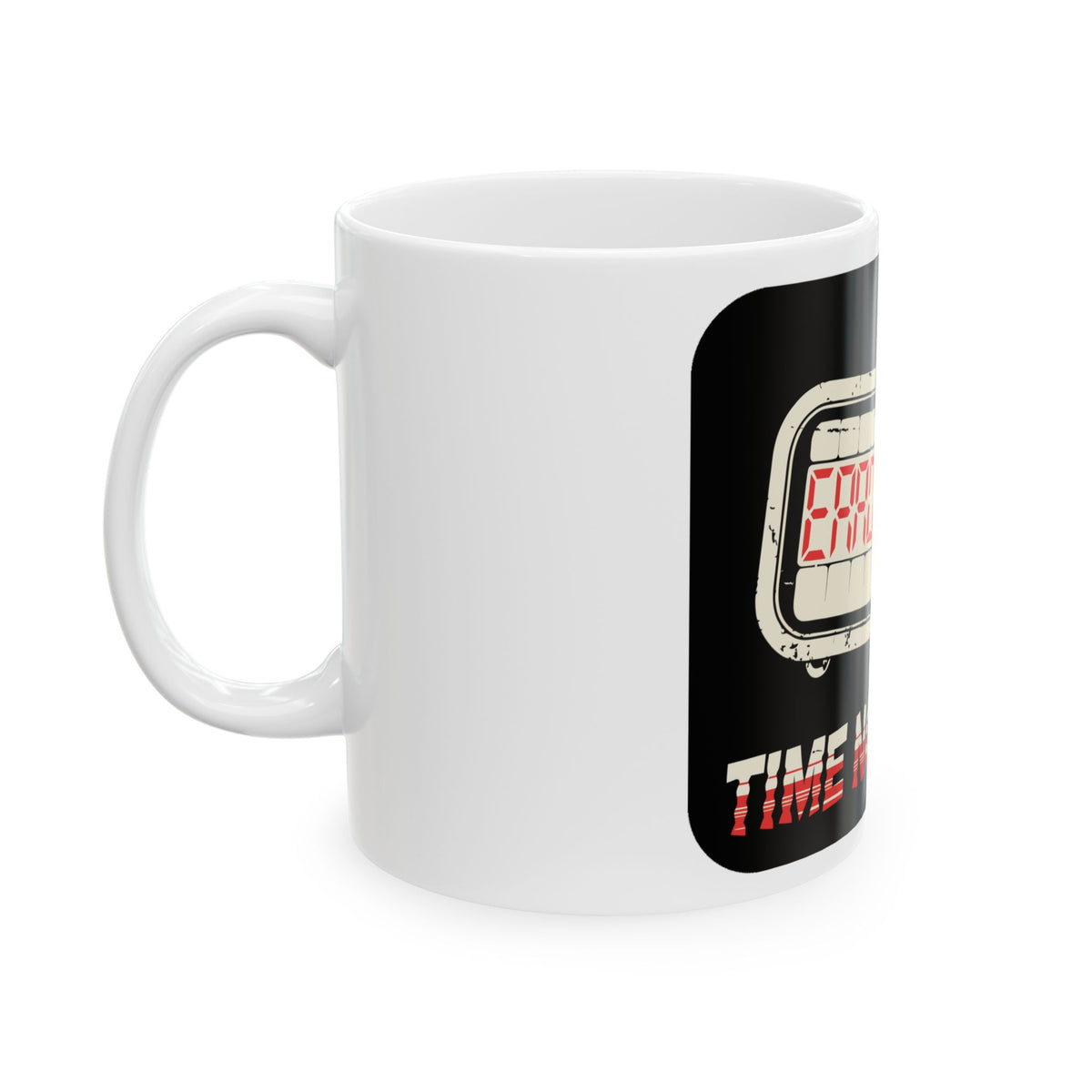Time Not Found Error 404 Dark Office Mug