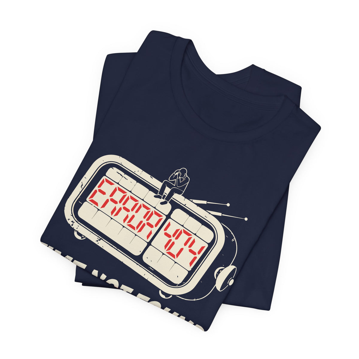 Time Not Found Error 404 Dark Office Tee