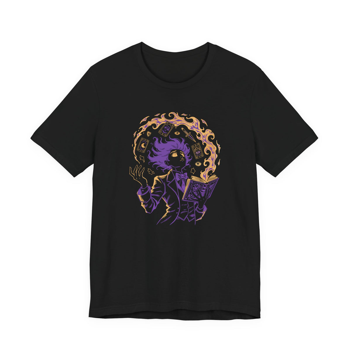 Occult Anime Tee | Art Nouveau Mysticism Parody