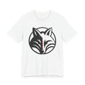 Fox Head Circle Tee - minimalist wildlife