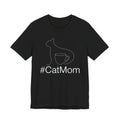Cat Lover Coffee Tee - Minimalist Line Art