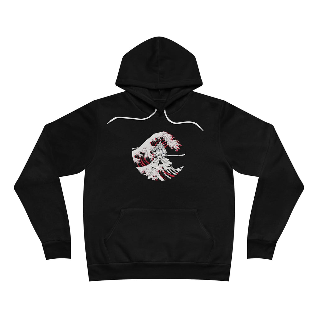 Samurai Wave Anime Hoodie | Hokusai Parody