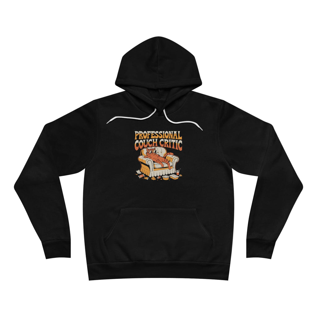 Lazy Cat on Armchair Hoodie - Funny Retro Pet Attitude Gift