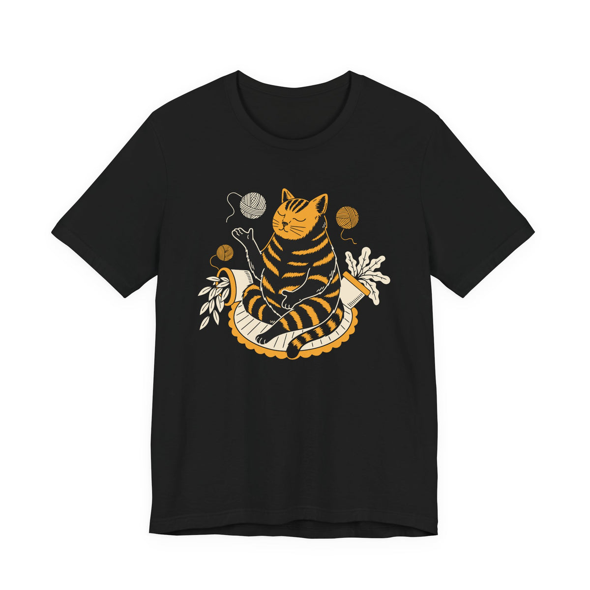 Zen Cat Meditation Tee – Funny Cats Mindfulness Humor