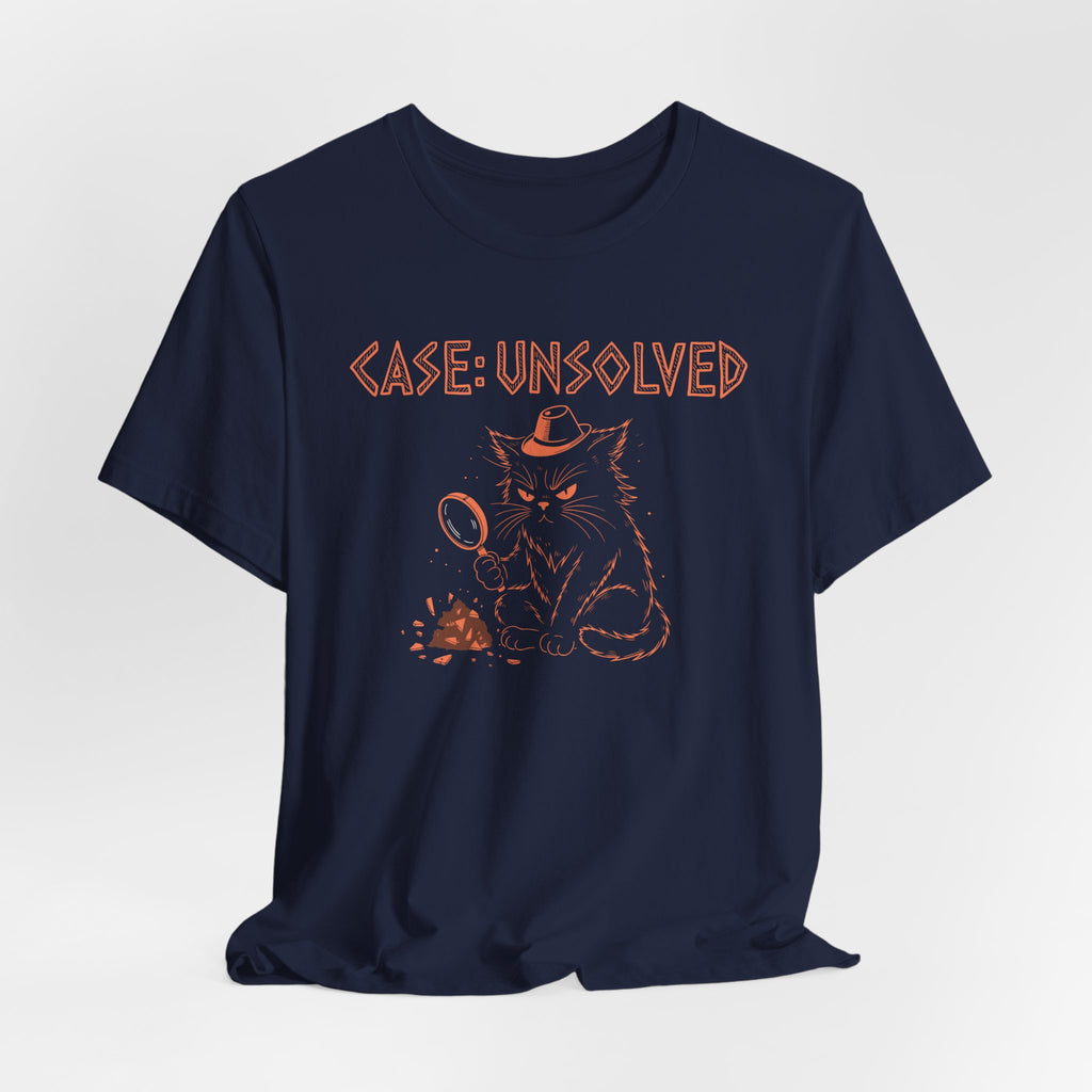Detective Cat Mystery Tee – Funny Cats and Animals