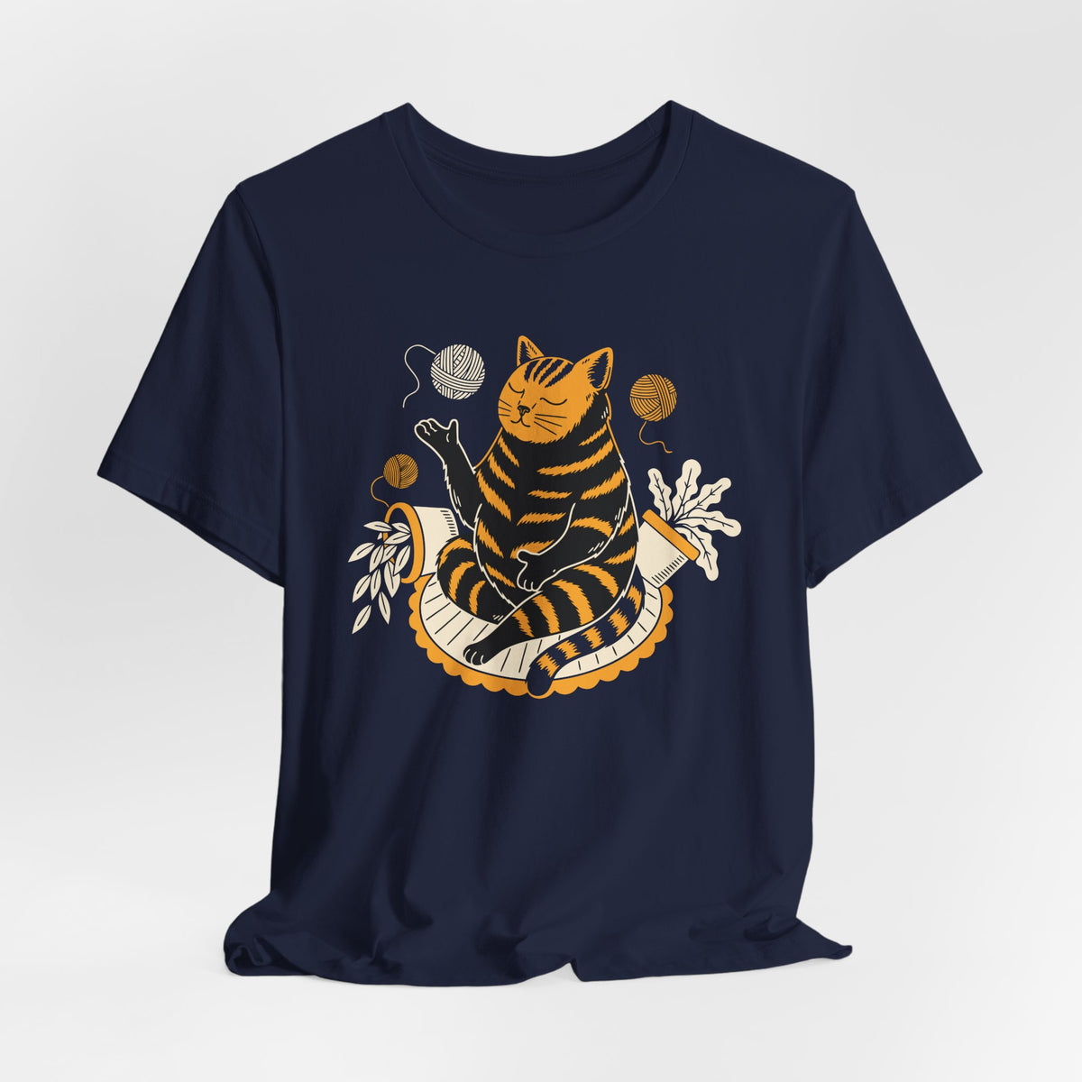 Zen Cat Meditation Tee – Funny Cats Mindfulness Humor