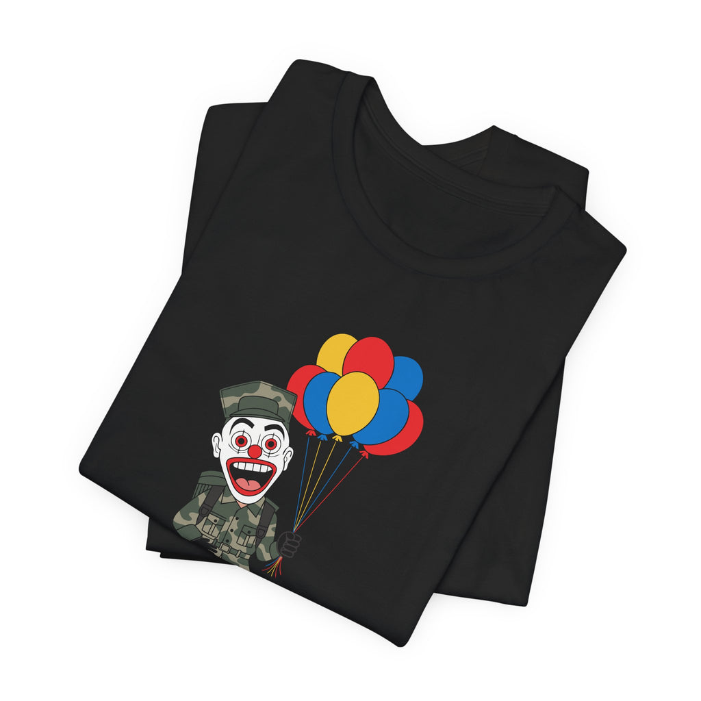 Military Humor Clown Balloons Tee
