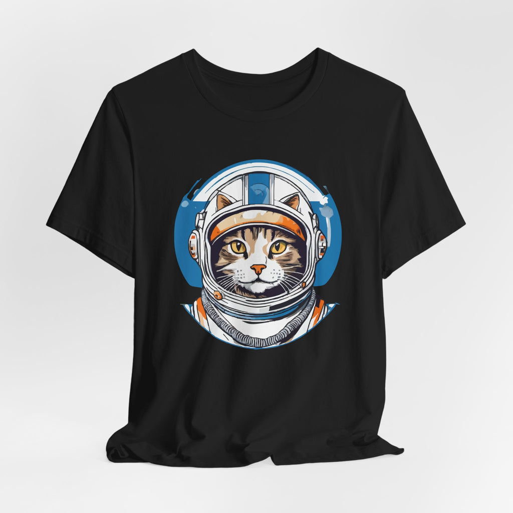 Retro Astronaut Cat Tee Funny Space Cat Gift