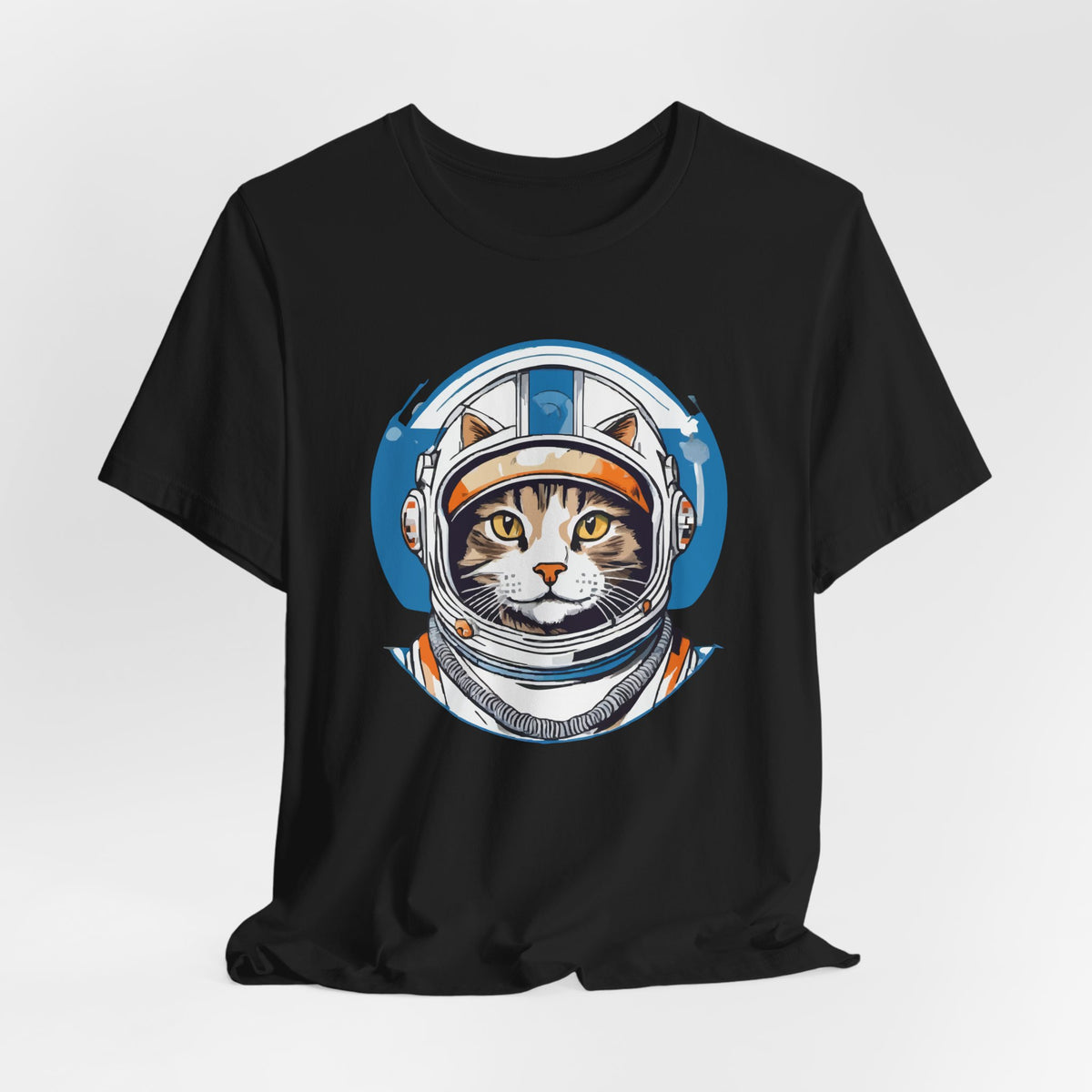 Retro Astronaut Cat Tee Funny Space Cat Gift