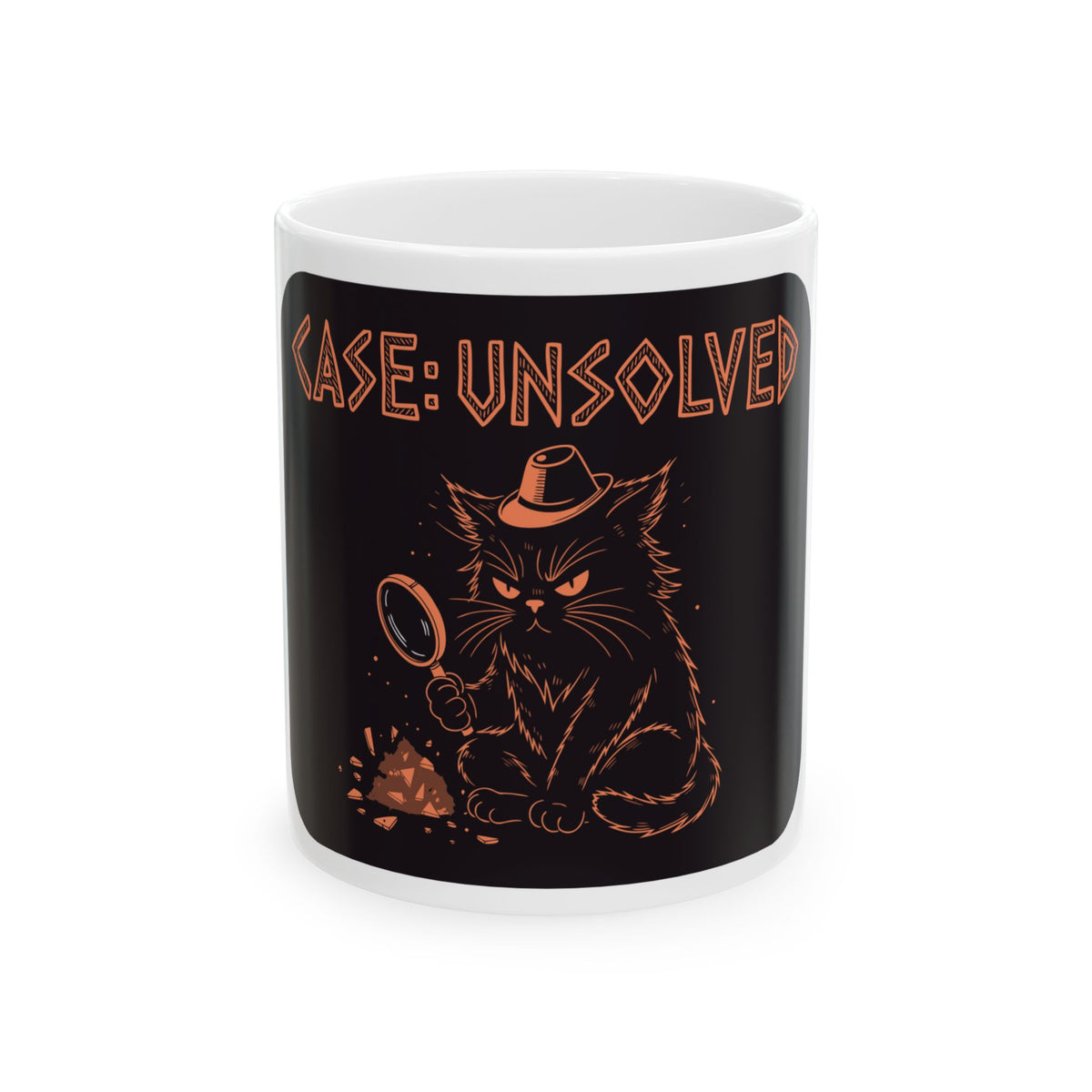 Detective Cat Mystery Mug – Funny Cats and Animals