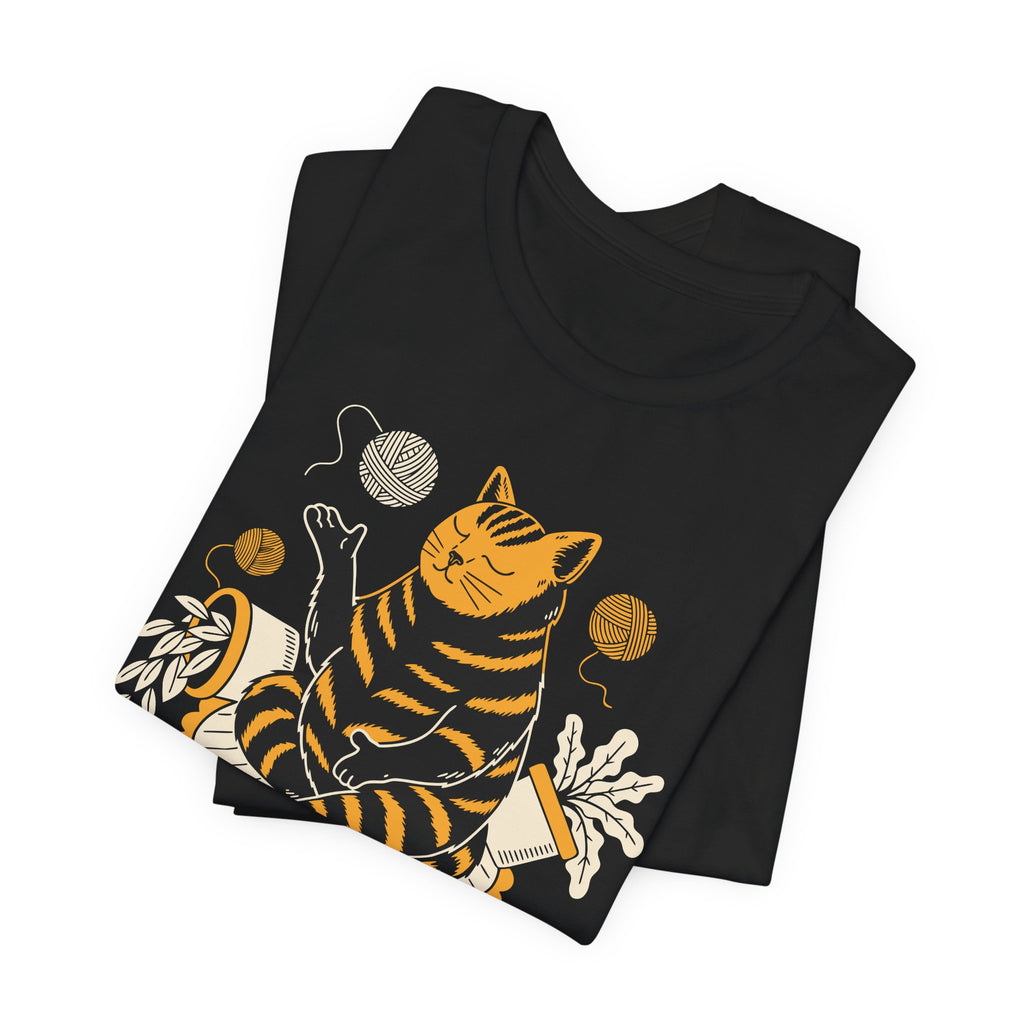 Zen Cat Meditation Tee – Funny Cats Mindfulness Humor