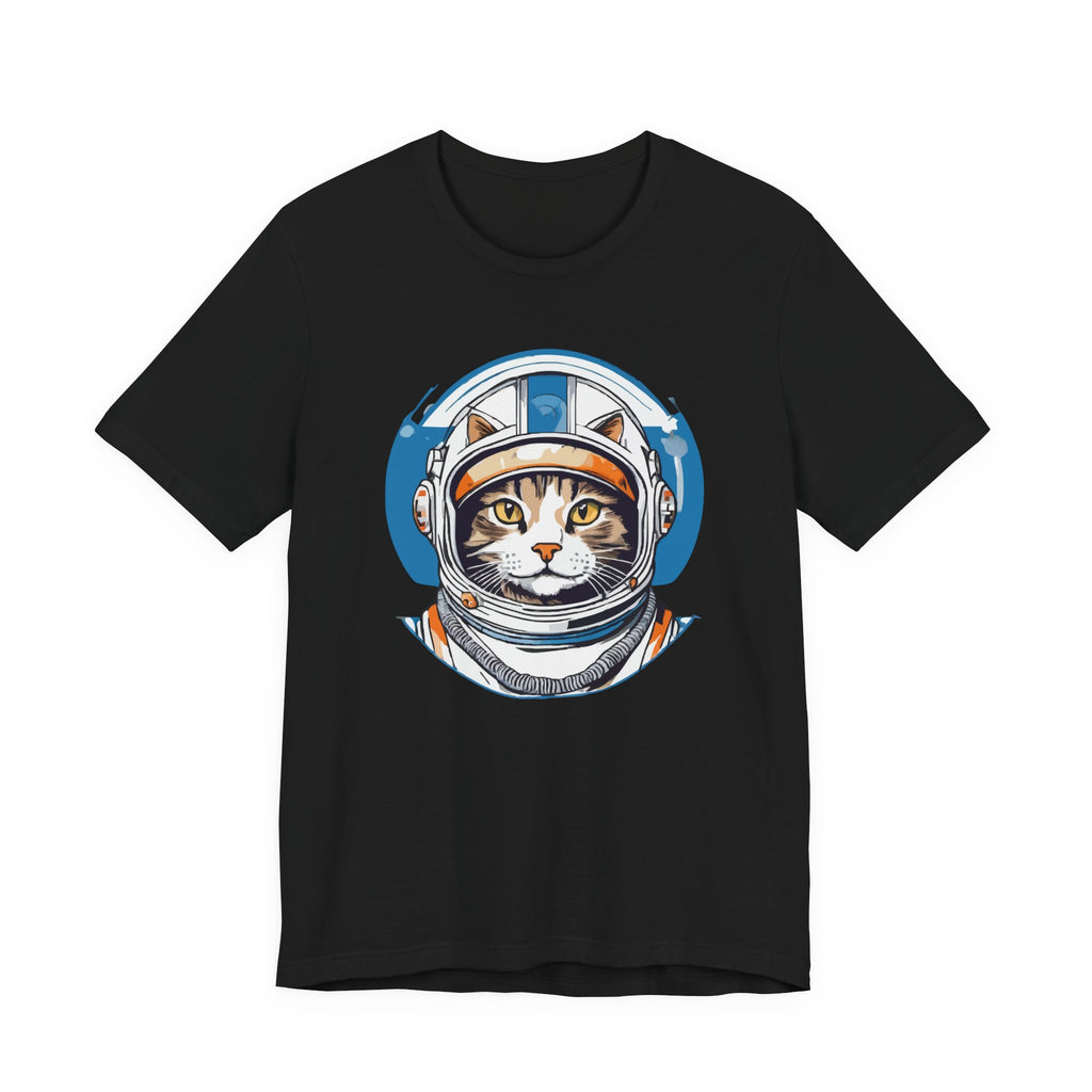 Retro Astronaut Cat Tee Funny Space Cat Gift