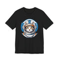 Retro Astronaut Cat Tee Funny Space Cat Gift