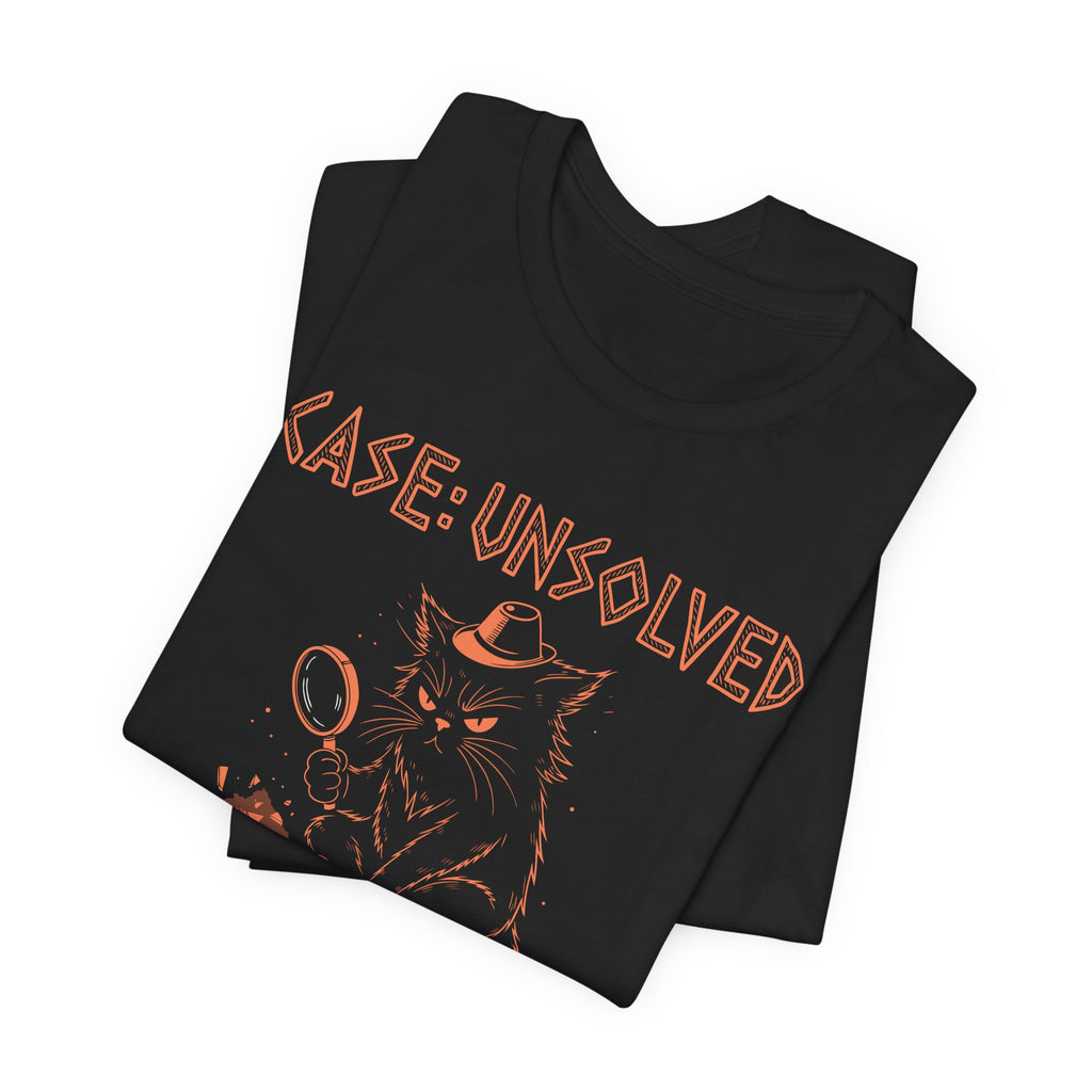 Detective Cat Mystery Tee – Funny Cats and Animals
