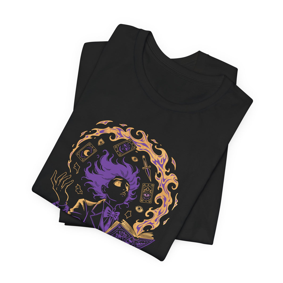 Occult Anime Tee | Art Nouveau Mysticism Parody