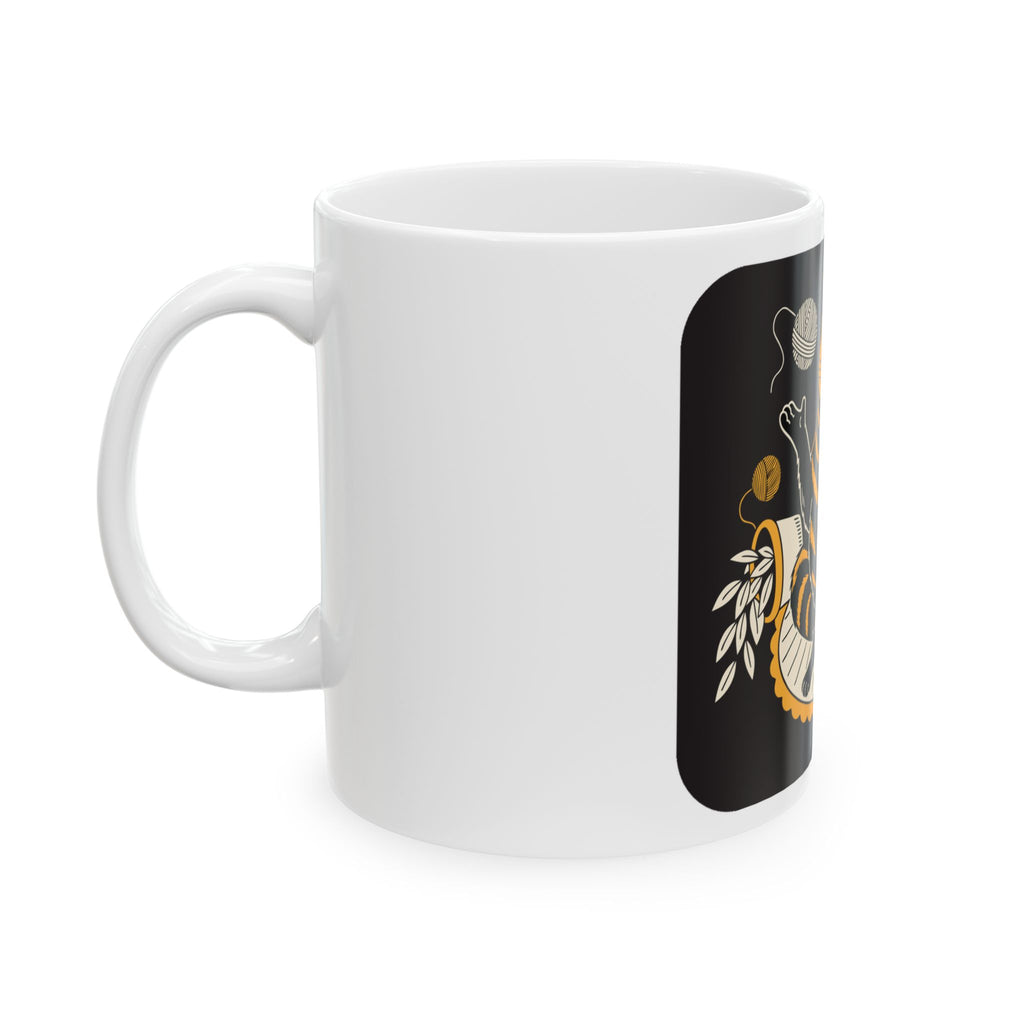 Zen Cat Meditation Mug – Funny Cats Mindfulness Humor