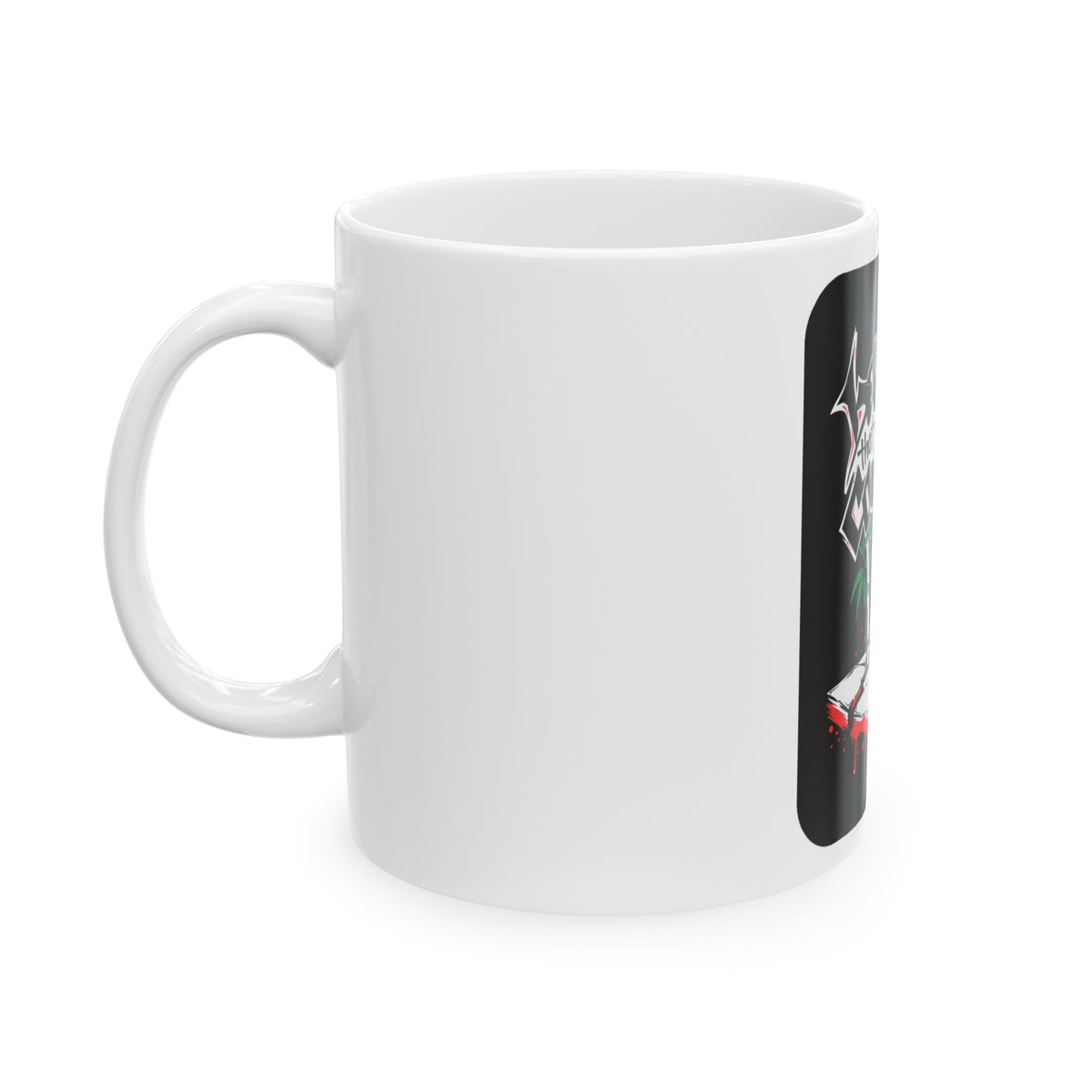 Ceramic Mug — “Bamboo That Grew From Concrete” Graphic Coffee Cup