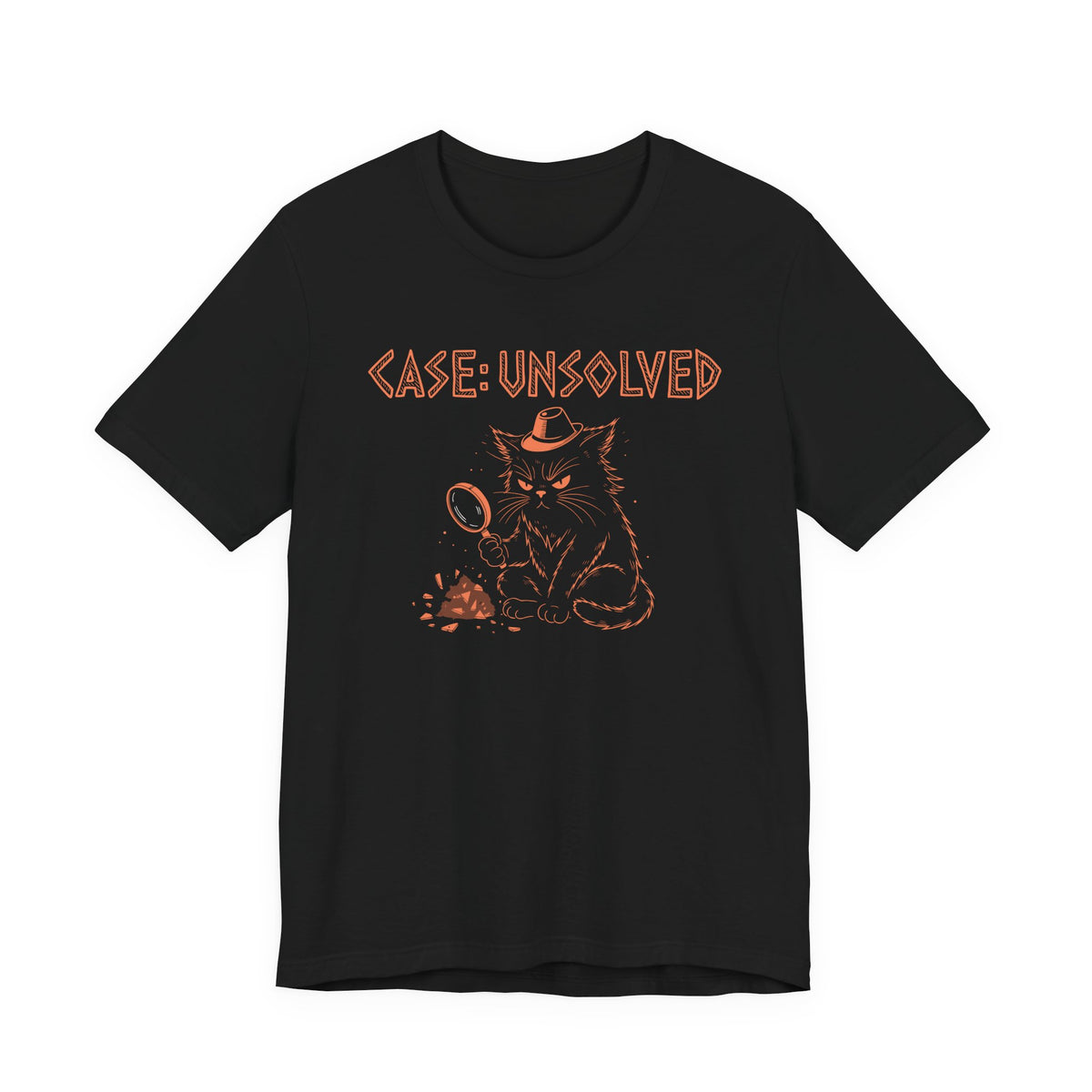 Detective Cat Mystery Tee – Funny Cats and Animals