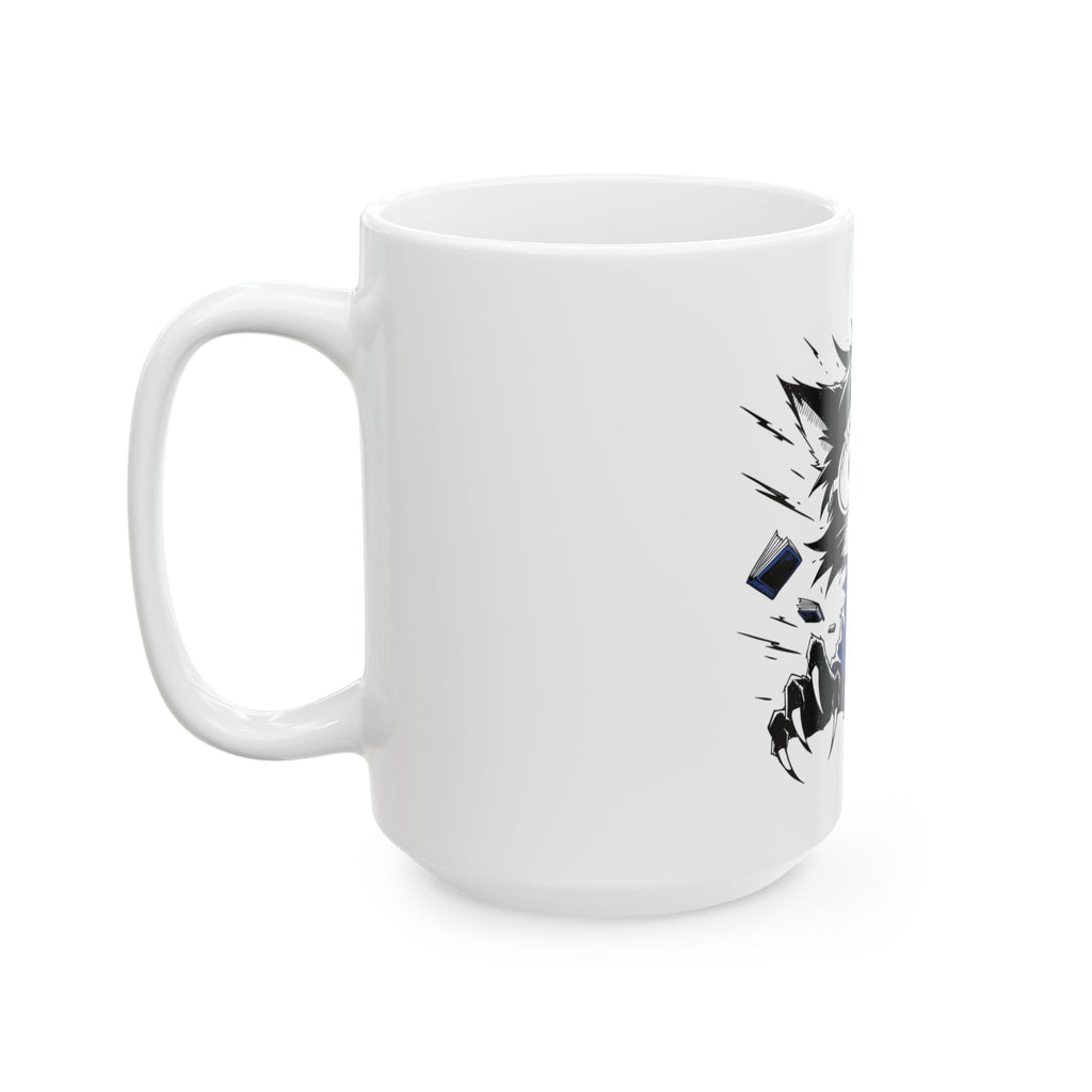 Overstimulated Nerd Cat Mug – Funny Cats and Animals