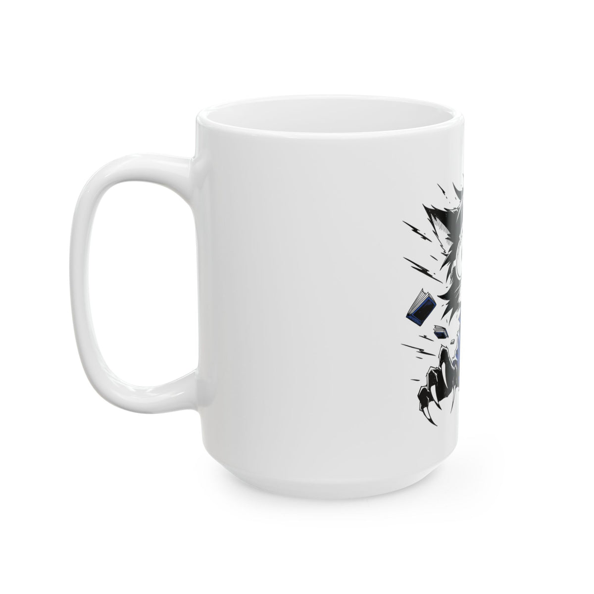 Overstimulated Nerd Cat Mug – Funny Cats and Animals