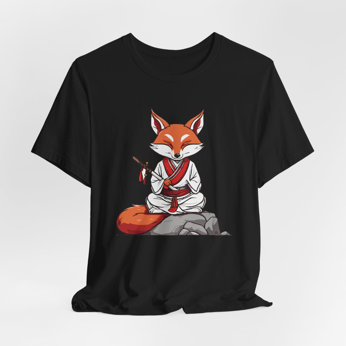 samurai fox chibi Tee - Anime