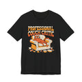 Lazy Cat on Armchair Tee - Funny Retro Pet Attitude Gift