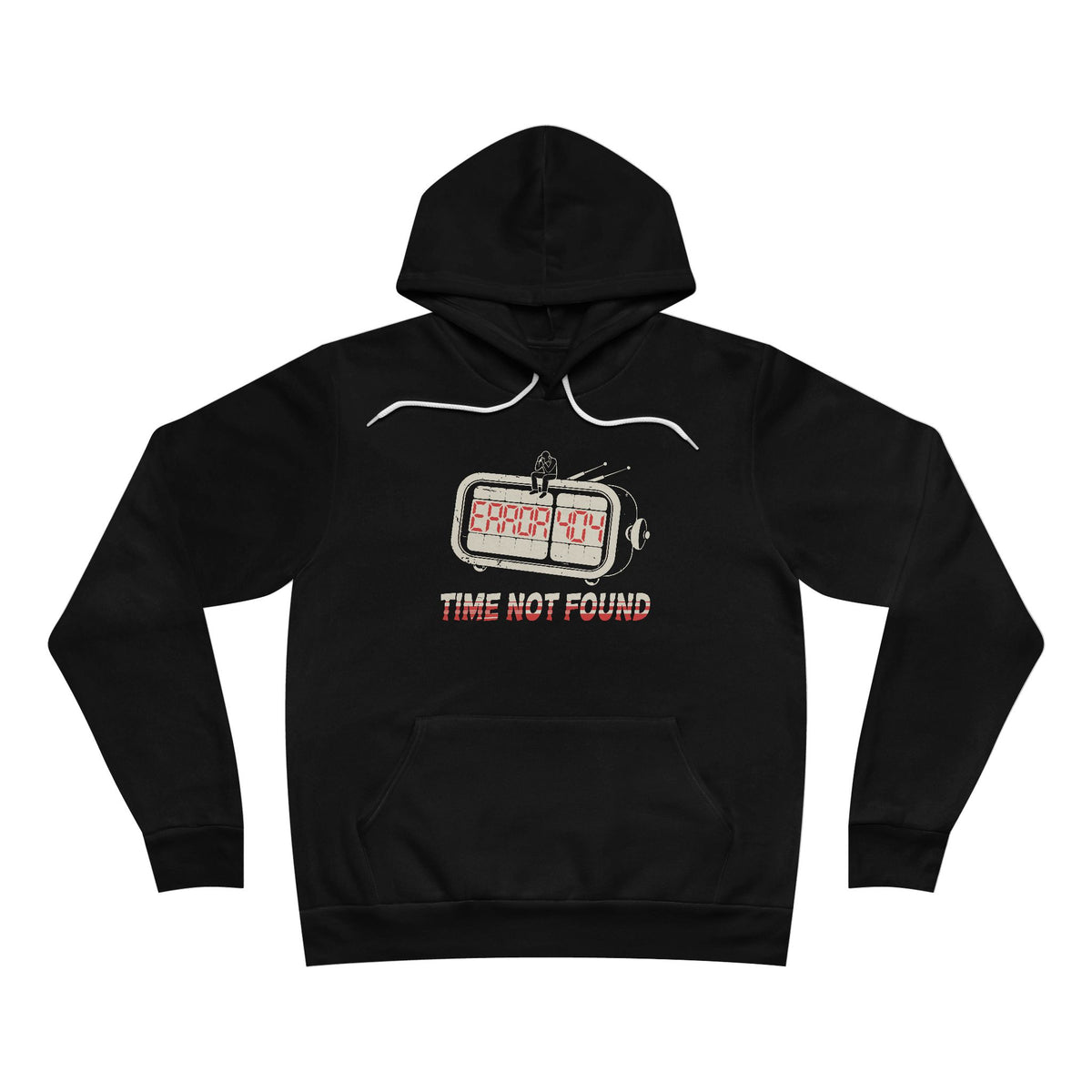 Time Not Found Error 404 Dark Office Hoodie