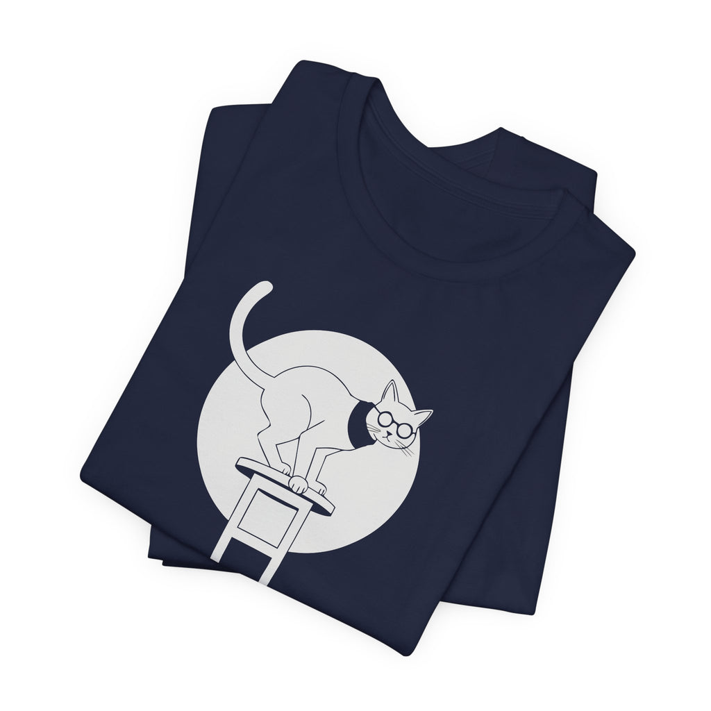 Spy Cat Night Mission Tee – Funny Cats Anime Style Humor
