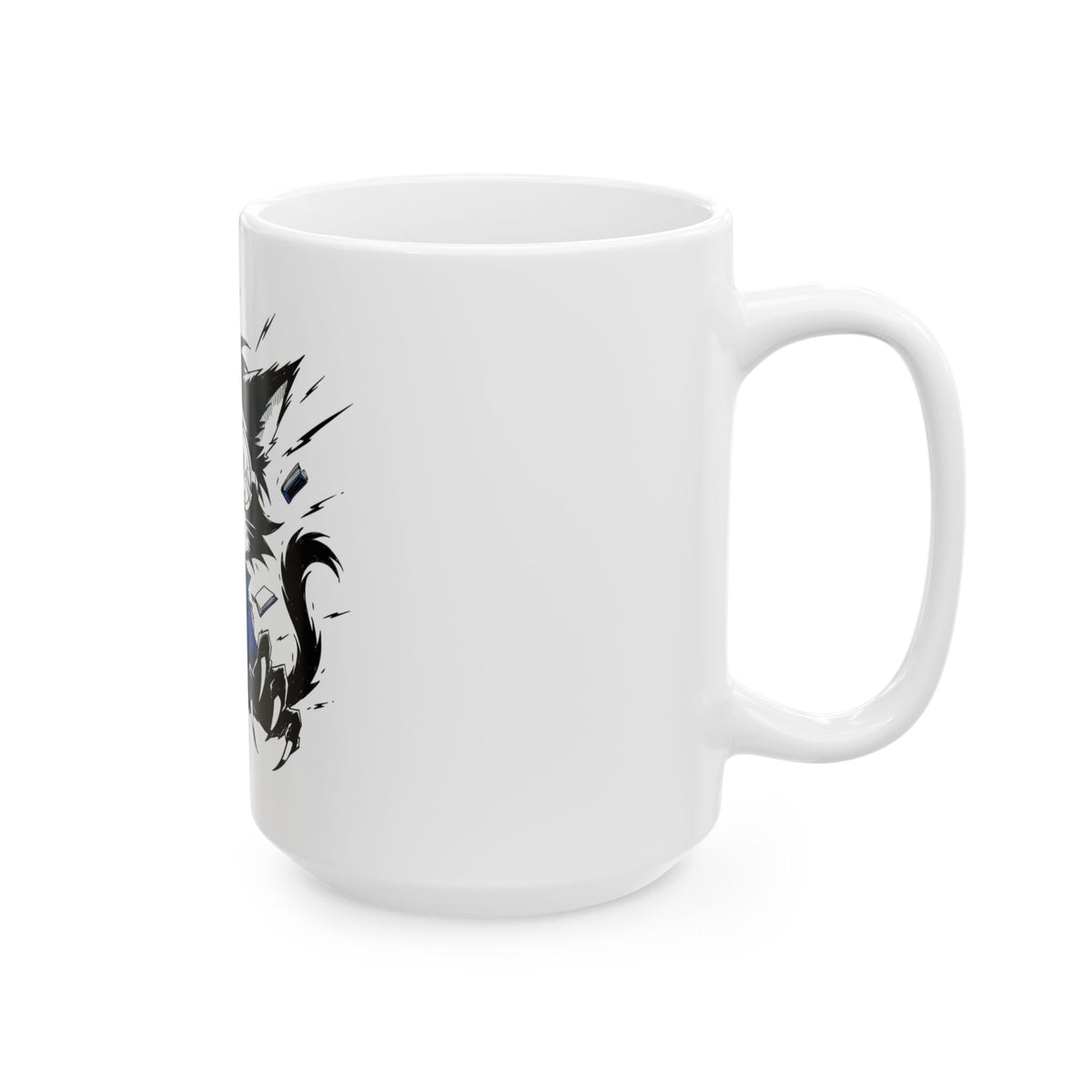 Overstimulated Nerd Cat Mug – Funny Cats and Animals