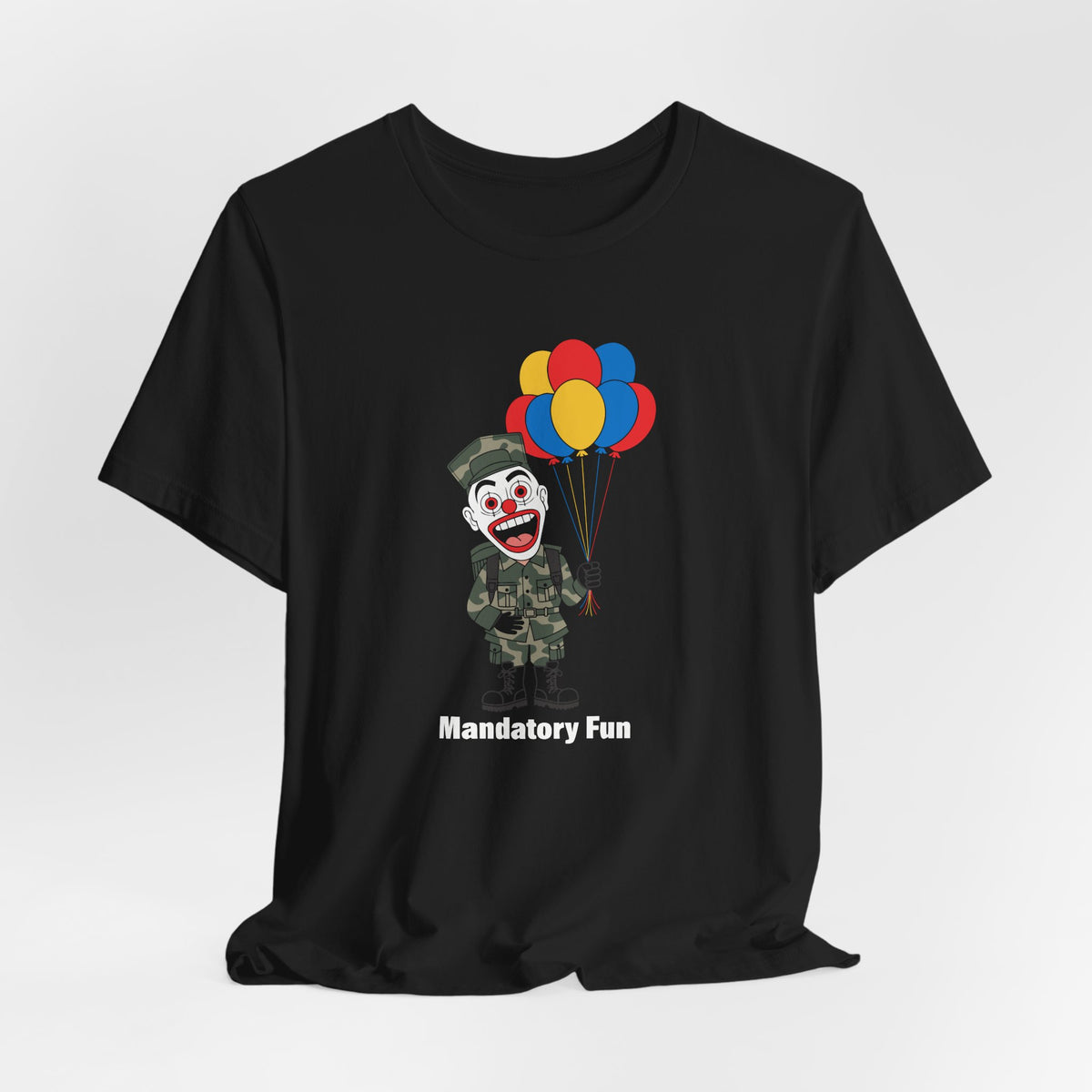 Military Humor Clown Balloons Tee