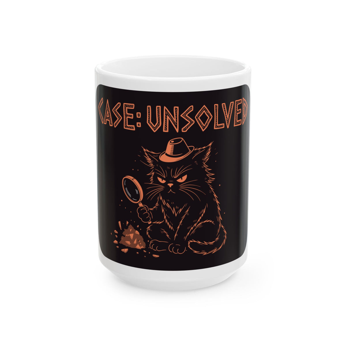 Detective Cat Mystery Mug – Funny Cats and Animals
