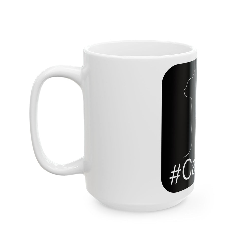 Cat Lover Coffee Mug - Minimalist Line Art