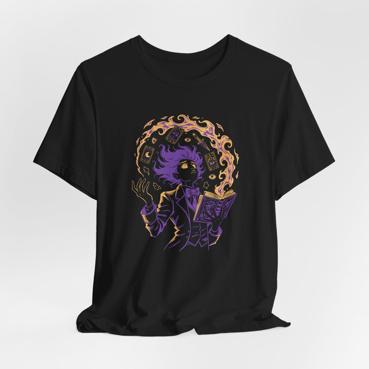 Occult Anime Tee | Art Nouveau Mysticism Parody