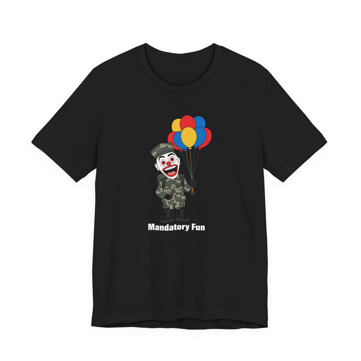 Military Humor Clown Balloons Tee