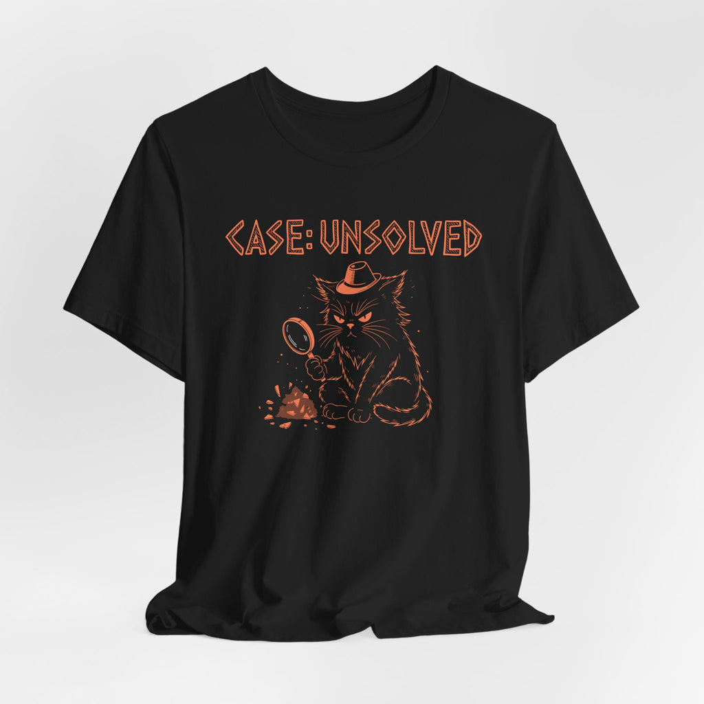 Detective Cat Mystery Tee – Funny Cats and Animals