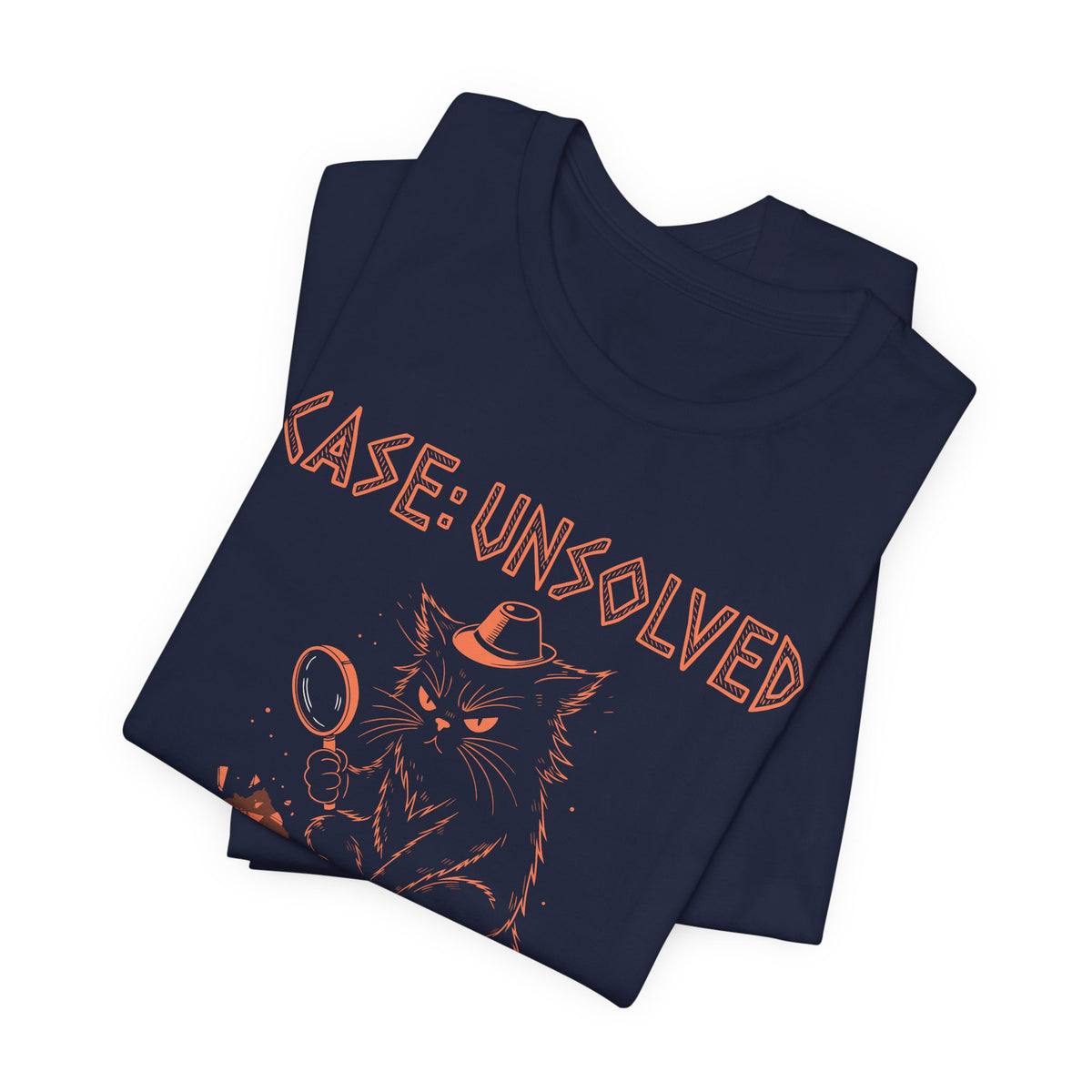 Detective Cat Mystery Tee – Funny Cats and Animals