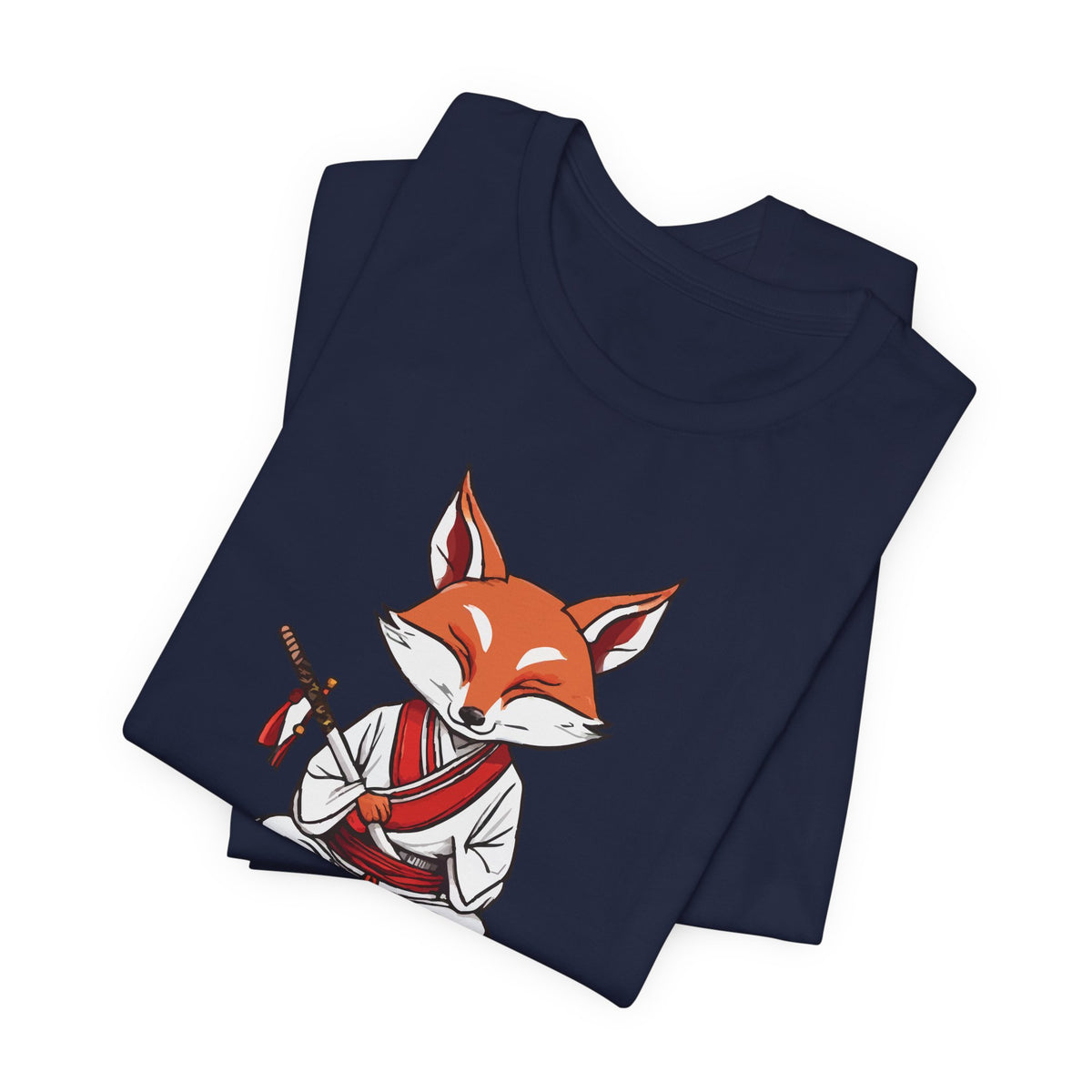 samurai fox chibi Tee - Anime